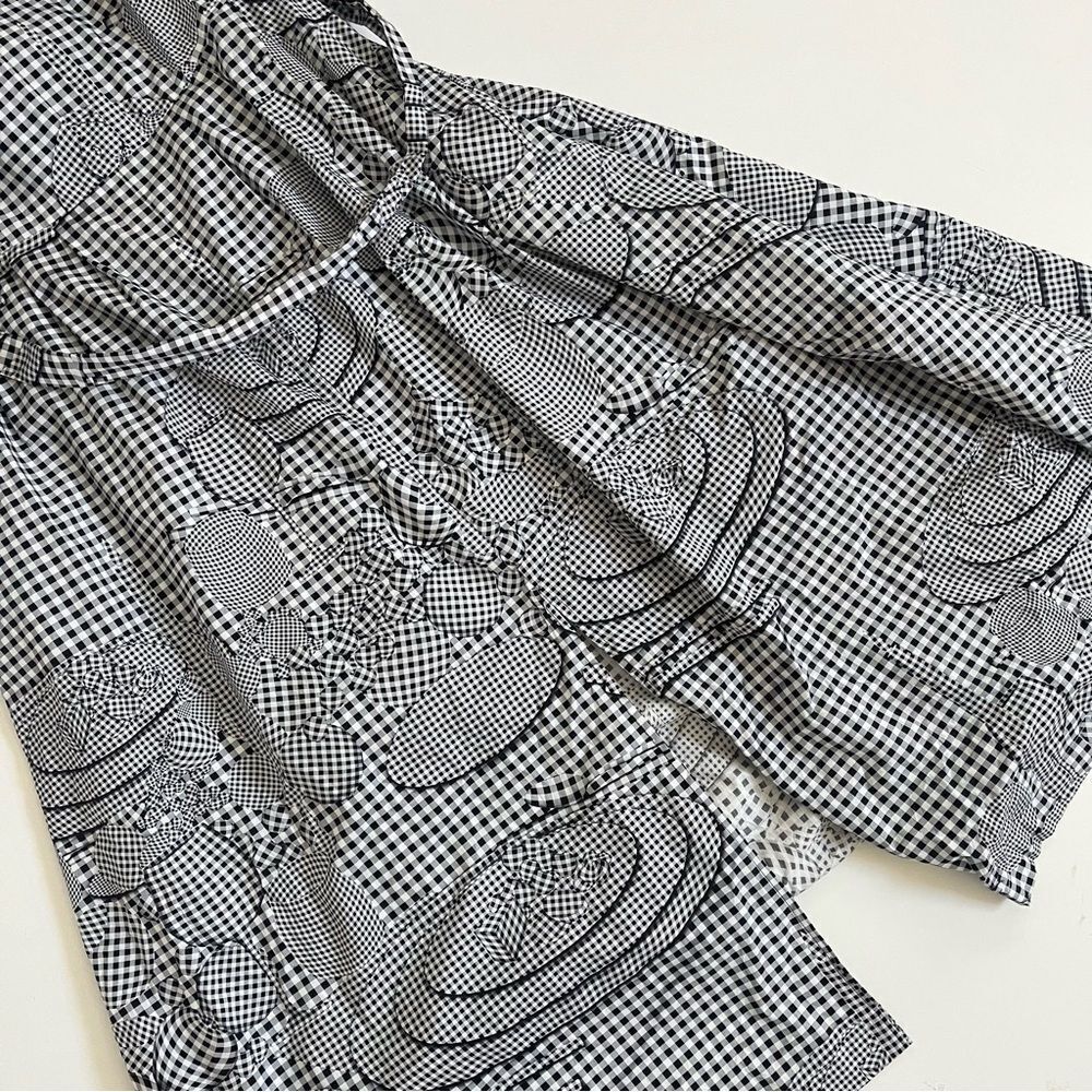 LELA ROSE
Abstract-Print V-Neck Belted Dress 12 - Picture 10 of 12